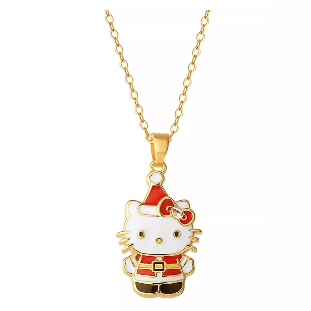 Hello Kitty Festive Gold Necklace